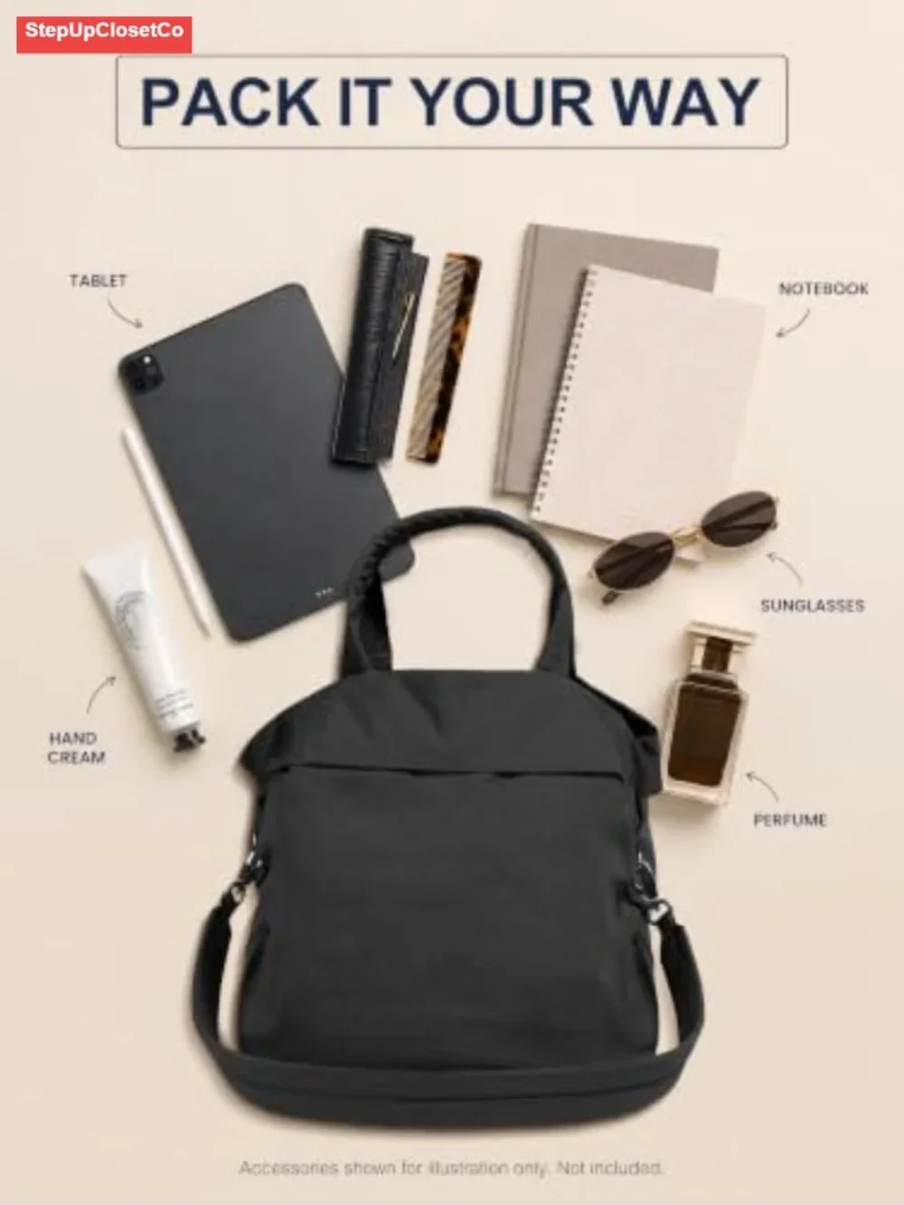 Hobo Bags 2.0 with 2 Straps Nylon Tote Crossbody Shoulder Bag